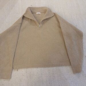 James Street Co half zip wool